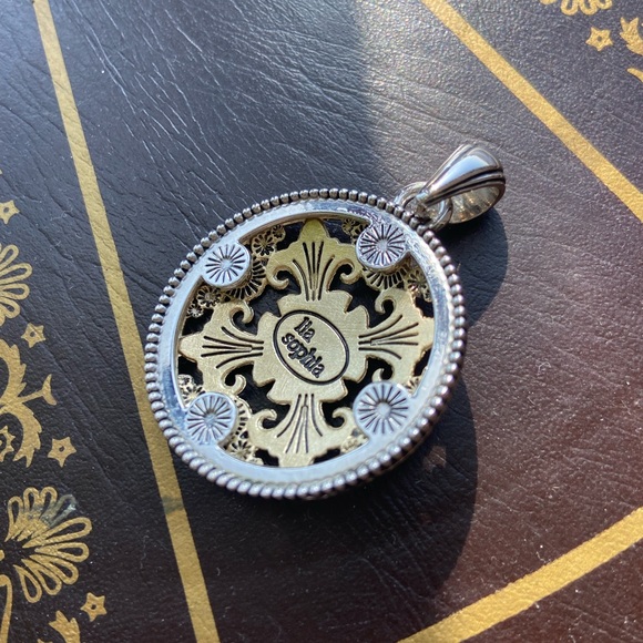 LIA SOPHIA Jaquard Pendant 🟡🟤 - Picture 6 of 14